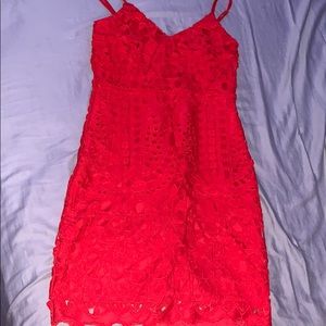 A red dress